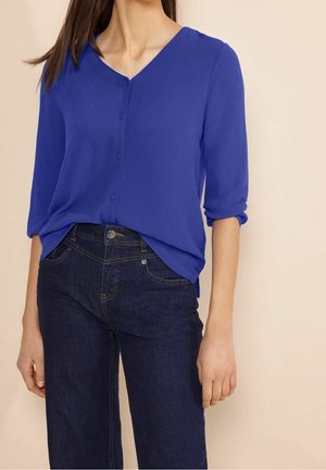Blusa - mottled royal blue