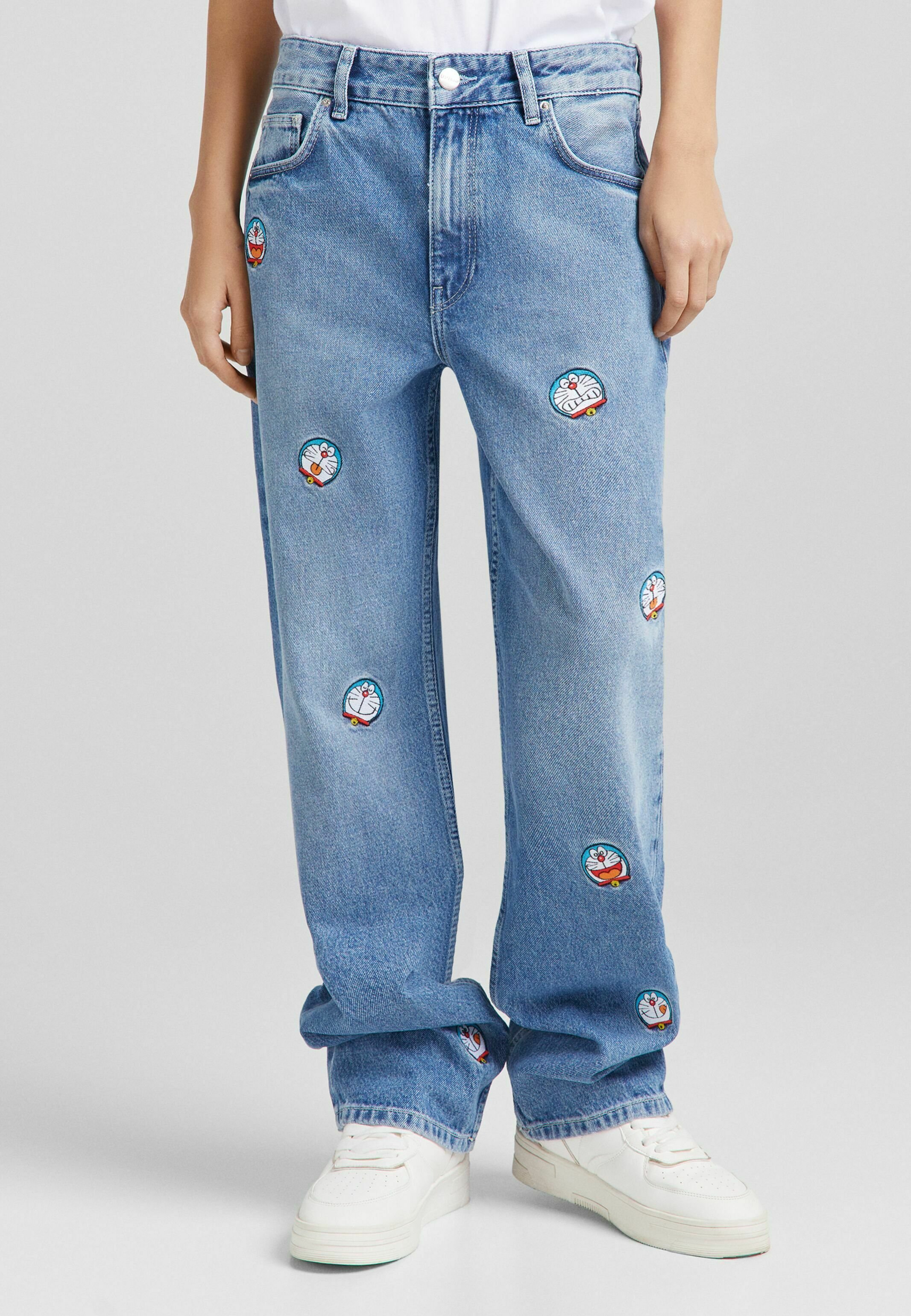 Straight leg jeans - lightblue denim 