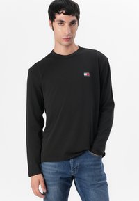 Tommy Jeans Topper langermet - black