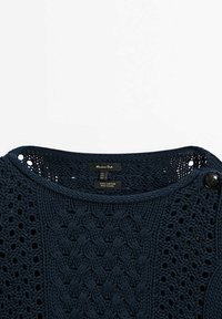 Massimo Dutti Maglione - dark blue
