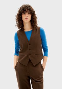 Thinking Mu EDITH - Bodywarmer - dark brown