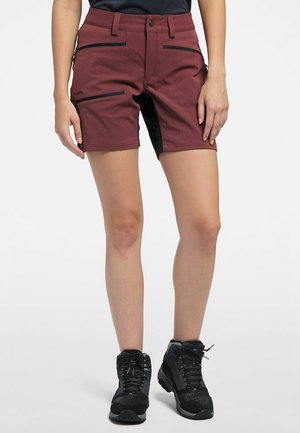 Sports shorts - maroon red/true black