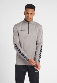 Hummel HMLAUTHENTIC  - Sweatshirt - grey melange