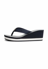 LOGO WEBBING - Sandalias de dedo - space blue