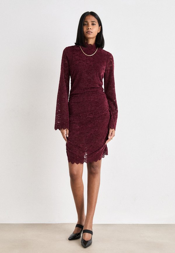 BRENDACRAS DRESS - Cocktail dress / Party dress - bordeaux4