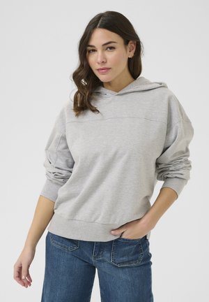 Kaffe LIV - Jersey con capucha - grey melange