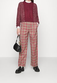 Noisy May Strickpullover - bordeaux