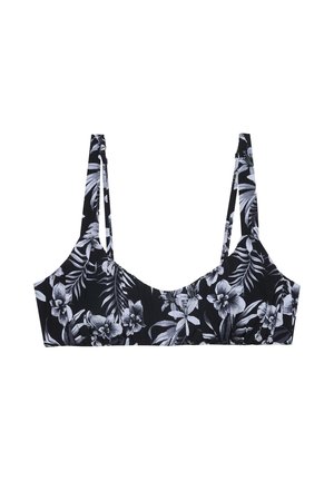 Yamamay, ICONIC - BIKINI TOP - Top de bikini - black/white floral