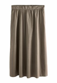 THE SET REGULAR FIT - 2 PACK  FULL MIDI  - Fustă în formă de A - black taupe brown
