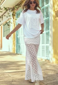 Next REGULAR FIT - Fustă maxi - white