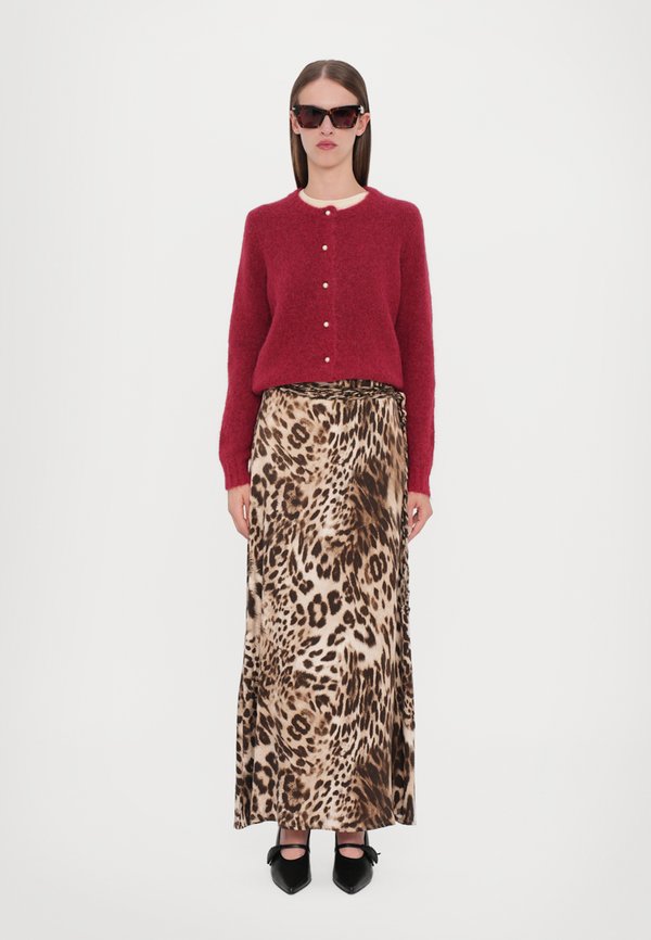 POVILLA - Cardigan - bordeaux3