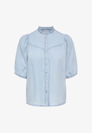 ONLY, ONLCHARIS - Blúzka so zapínaním na gombíky - light blue denim