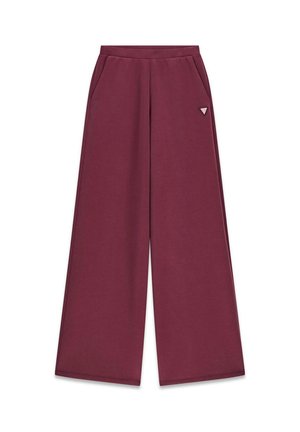 Guess, OLYMPE WIDE LEG PANTS - Træningsbukser - g red noir