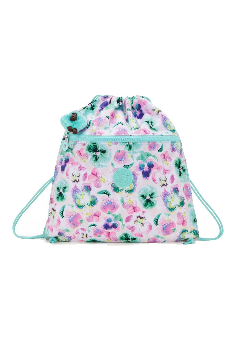 Kipling SUPERTABOO - Mochila de deporte - aqua blossom