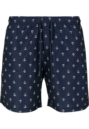 B T PATTERN - Badeshorts - anchor navy