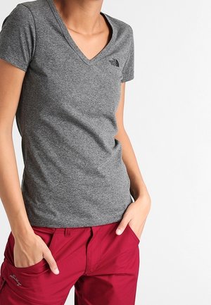 T-shirt basique - mottled dark grey