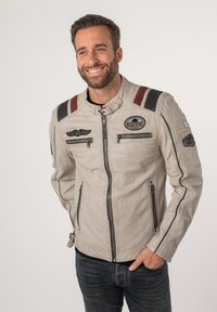 Mauritius Leren jas - offwhite ii