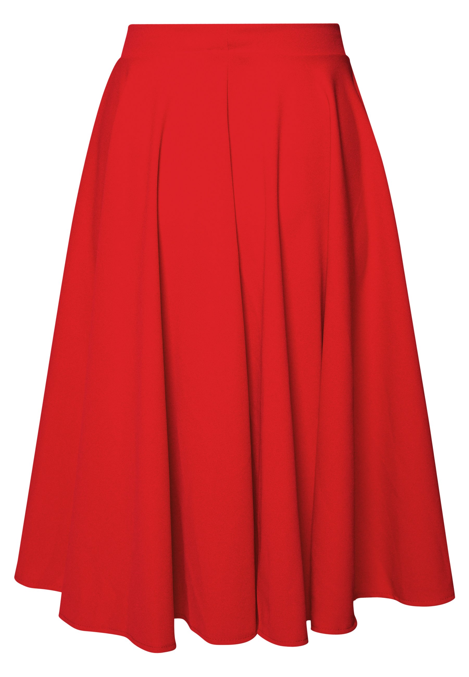 red circle skirt
