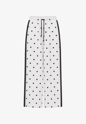 OH APRIL, KAEL TRACKPANTS - Trainingsbroek - off white polkadot