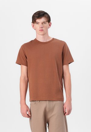 SLHCHRIS O NECK TEE - T-shirt basique - soft silt
