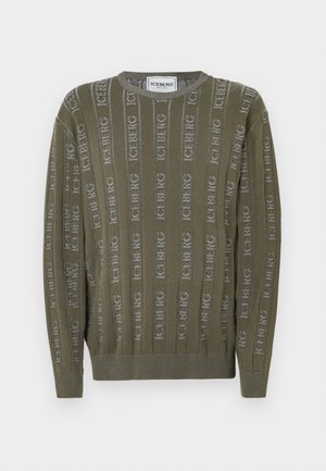 MAGLIA GIROCOLLO - Svetrík - militare