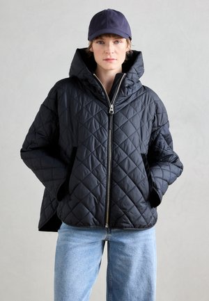 JACKET QUILTED HOODED WELT POCKETS - Ľahká bunda - deep night blue