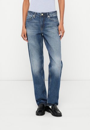 FADED MID RISE STRAIGHT LEG JEANS - Straight leg jeans - glow