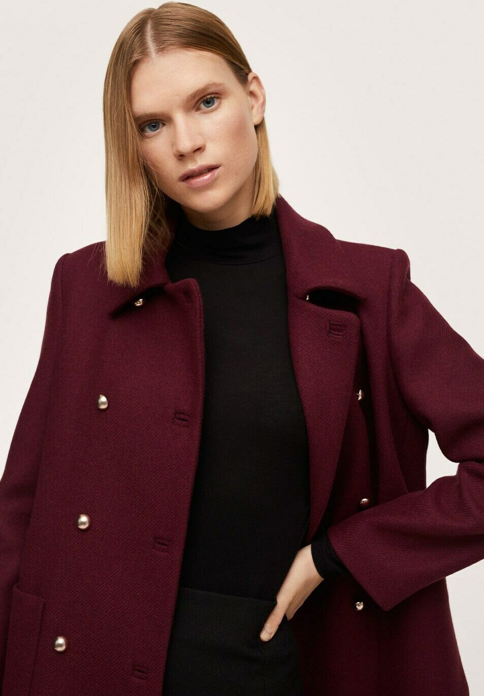 mango peacoat