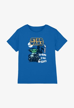 Star Wars, STAR WARS SWIPE GROGU - Print T-shirt - royal blue