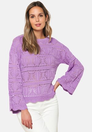 MACRAMÉ-STYLE - Pulover - lilac bright
