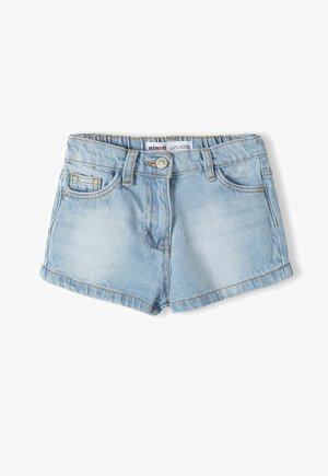 ADJUSTABLE WAIST - Farkkushortsit - light blue denim