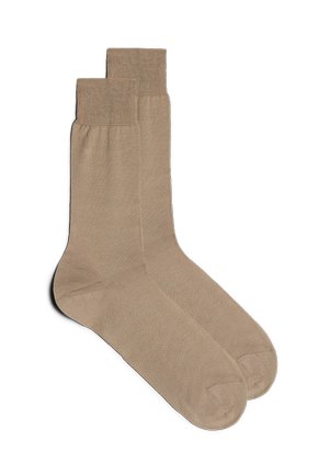 KURZE AUS MERCERISIERTER - Calze - naturale