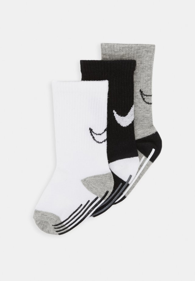 TRACK GRIPPER 3 PACK - Chaussettes - dark grey heather