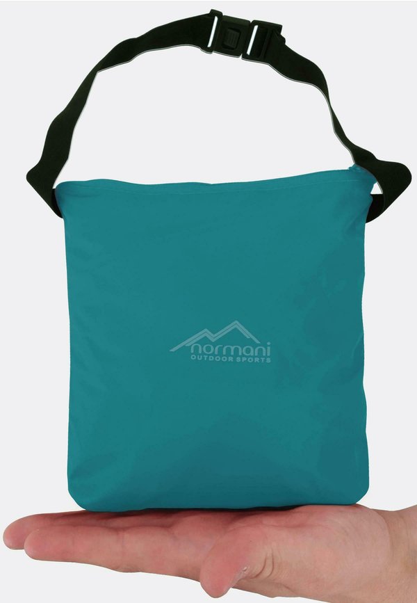 REGENPONCHO - Parka - grau petrol