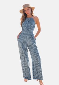CUPSHE Combinaison Plissée Été Femme - Col Carré Bretelles Spaghetti Taille Ample Robe Jumpsuit Confortable