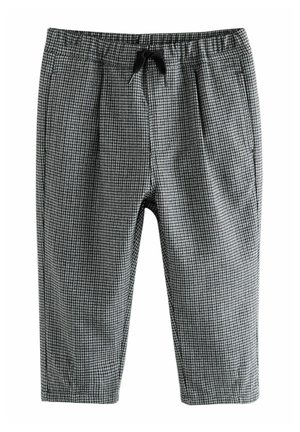 Next REGULAR FIT- PULL ON SMART - Trousers - black/white grid check