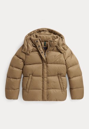 Polo Ralph Lauren, DOWN HOODED JACKET 7-14Y - Gewatteerde jas - camel