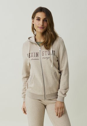 KIMBERLY HOOD - Sweatjakke - light beige melange