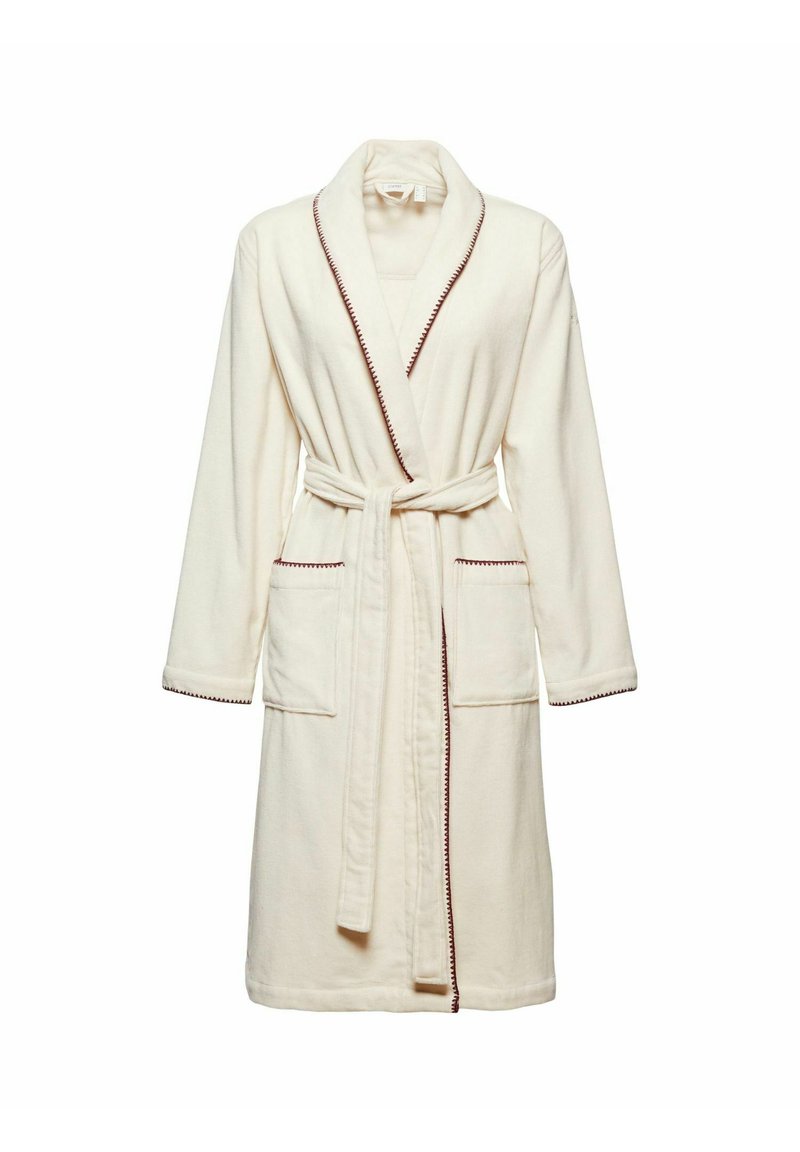 Damen Nachthemden | Esprit MIT BESTICKTEN KANTEN Bademantel sand/beige - EM49754 Damen Nachthemden | Esprit MIT BESTICKTEN KANTEN Bademantel sand/beige - EM49754