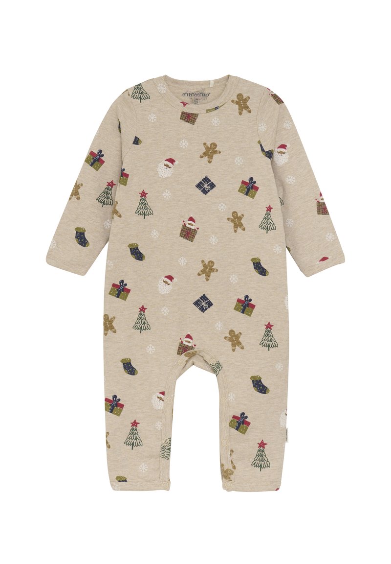 Minymo LONG SLEEVES - Overall / Jumpsuit - beige melange