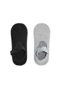 2 PAIRS OF YOGA AND PILATES WITH CROSSOVER STRAPS - Ankelsockor - black