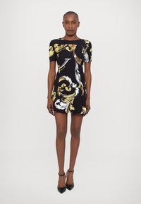 Versace Jeans Couture Obleka iz džersija - black/gold