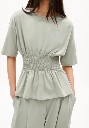T-shirt med print - green