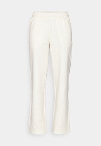 COZY WIDE LEG SWEATPANT - Joggebukse - bone heather