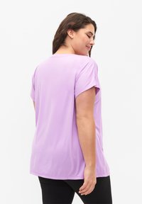 Active by Zizzi KURZARM - T-shirt basic - african violet