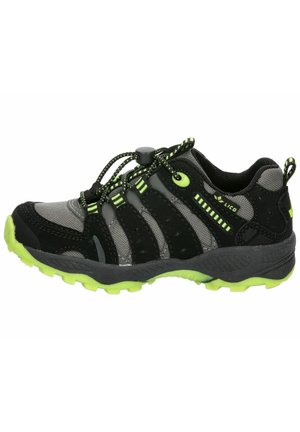 LICO FREMONT - Hiking shoes - grau/schwarz/lemon