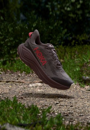 HOKA, CHALLENGER 8 GTX - Обувки за бягане по пресечен терен - smoky quartz / alabaster