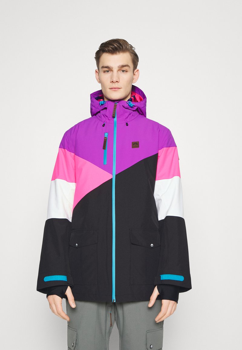OOSC FRESH POW JACKET UNISEX Snowboard jacket purple/pink/black