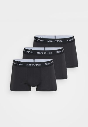 Czarne bokserki w paczce trzech, z miękkim elastycznym pasem w talii z logo "Marc O’Polo", gładkim materiałem i dopasowanym krojem.