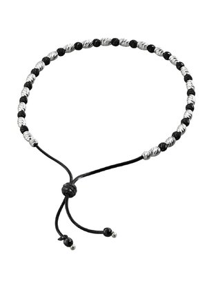 SCHLANGEN - Bracelet - schwarz silberfarben
